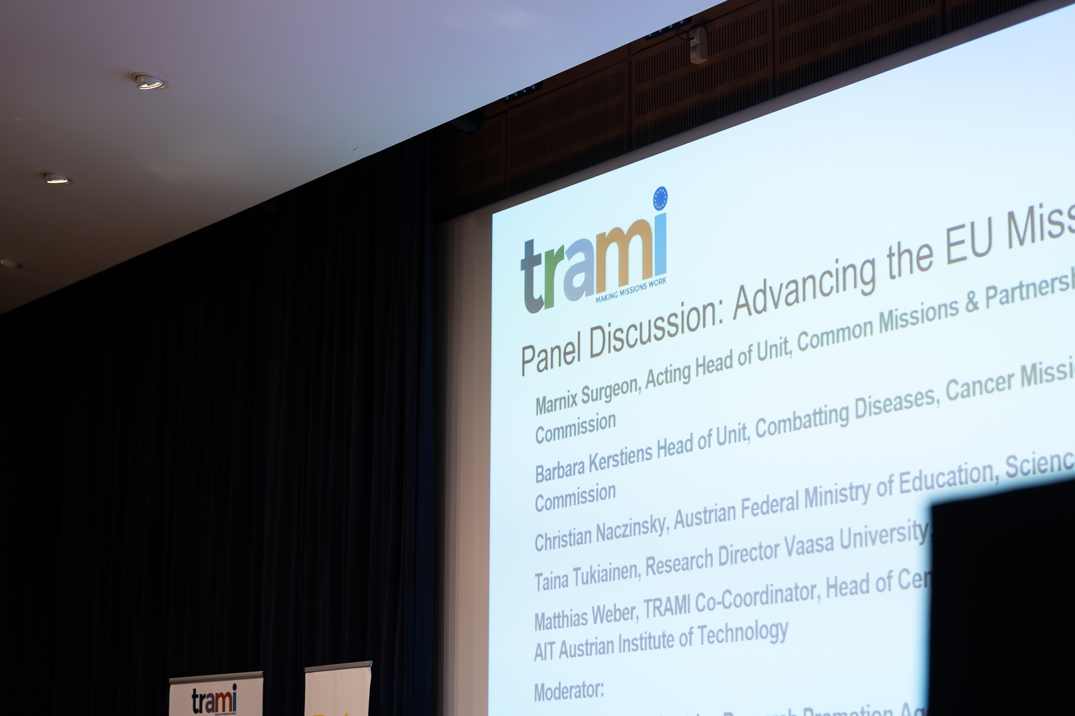 TRAMI Slide of Panel Discussion